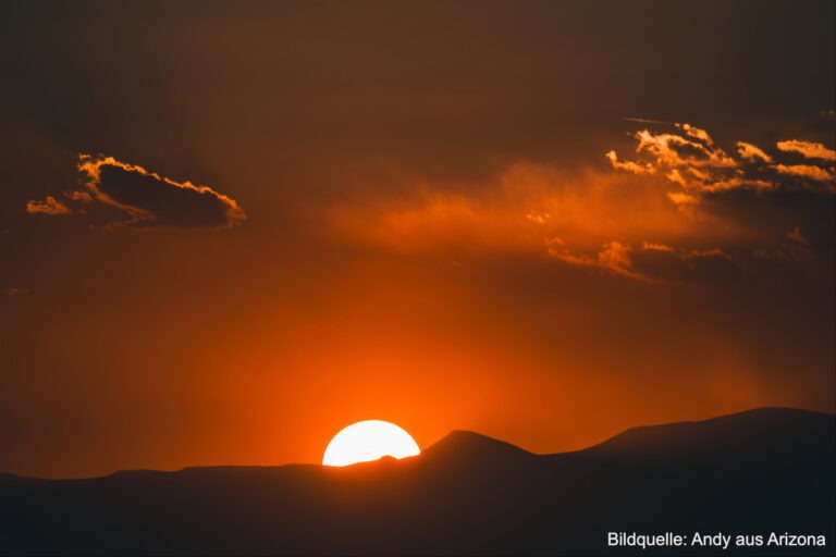 Sonnenuntergang wie bei HCL Licht